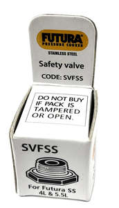 Pressure Cookers: Futura by Hawkins SVFSS Safety Valve for Futura Stainless Steel 4L and 5.5L Pressure Cookers