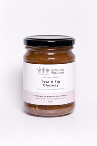 Pear & Fig Chutney - Handmade Chutneys NZ - Kitchen Window Catering