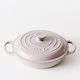 KitCo Cast Iron Shallow Casserole 2.2L 26cm - Pink Marshmallow