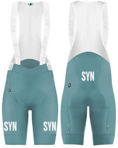 Mens: Mens SYNDICATE PRO BIB SHORTS Blue Rain