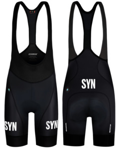 Womens SYNDICATE BIB SHORTS BLACK