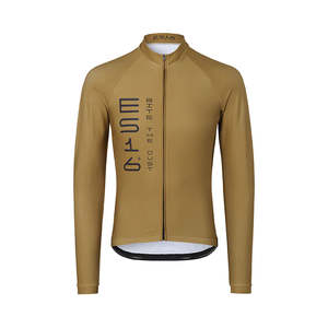 ES16 Long Sleeve Cycling Jersey Andorra - Brown