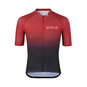 Es16: ES16 Cycling Jersey Elite Stripes - Faded Red
