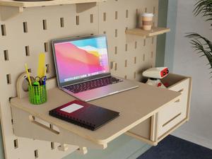 Pegboards: Easel & Desk In One | Birch Ply