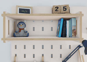 Pegboards: Double Shelf | Birch Ply