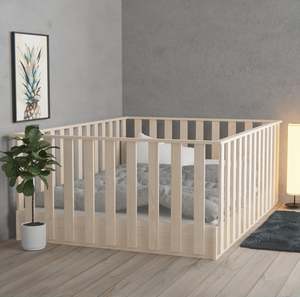 Toddler Beds: Montessori Bed | Removable Rails | NZ Pine