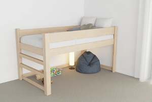 Low Loft Bed | NZ Pine