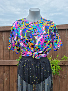 Products: Acid Blacklight shirt Kitty Sparkles