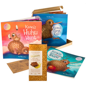 Products: Trio of Kuwi Books - Kiwiana Hampers AROHA FROM AOTEAROA