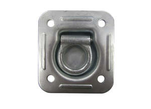 Parts Accessories: Large Lashing Ring - In-deck Tie down Point Zinc Plated 125mm x 115mm