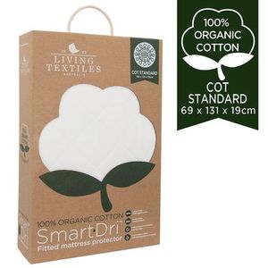 Living Textiles Organic Smart-Dri Mattress Protector Standard Cot