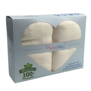Products: Precious Baby Muslin Wrap White 2pk