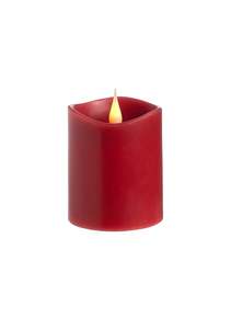 LED Column Candle Lights Red