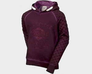 10 years - Kiwi Boyz Clothing: Quilted Sleeve Hoodie - Kiwi Boyz Clothing