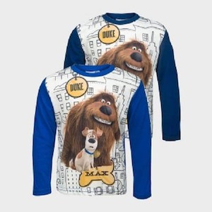 Boys Secret Life Of Pets Long Sleeve Shirt/Kiwi Boyz Clothing