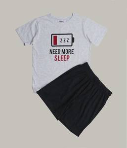10 years - Kiwi Boyz Clothing: Boys More Sleep Pyjamas - Shorty Pyjama Sets - Kiwi Boyz Clothing