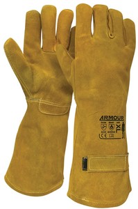 Products: Armour Leather Smelter 350C Glove - 45cm - XL - Kiwi Business