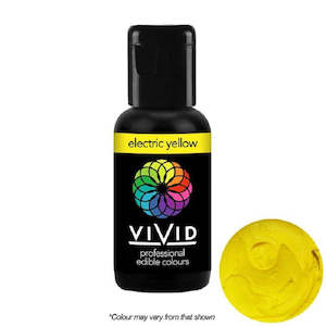Food Colouring: Vivid Gel paste food colouring Electric Yellow