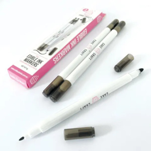 Edible marker pen: Edible black marker pens by Cake Craft PACK OF 3