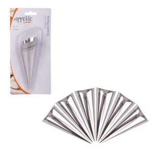 Appetito: Stainless steel cream horns set of 6