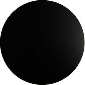 Bake Boss: MDF 15mm Thick cake board 10 inch round BLACK