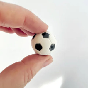 Bake Boss: Soccer ball small plastic topper