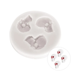 Small skulls silicone mould