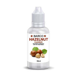 Christmas Flavours And Spices: Barco flavouring 30ml Hazelnut