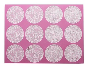 Cake Lace Claire Bowman: Cake lace Claire Bowman mat Zahara Butterfly and floral