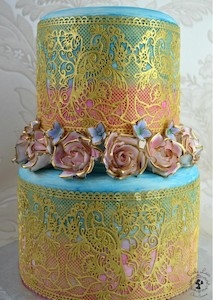 Cake Lace Claire Bowman: Cake Lace Claire Bowman mat Fantasia