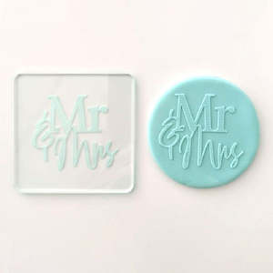 Create A Cutter: Debosser MR and Mrs Style no 2 embosser