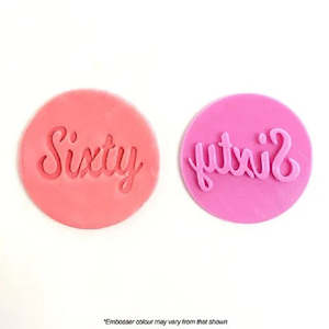 Create A Cutter: Sixty number embosser stamp