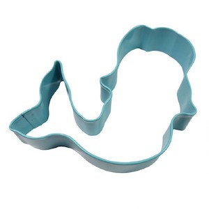 Dline: Mermaid blue metal cookie cutter