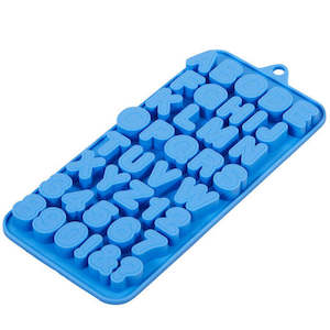 Silicone Alphabet Number Moulds: Silicone chocolate or candy mould Alphabet numbers and letters