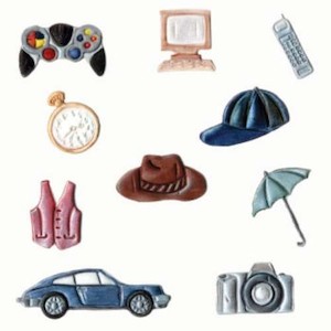 Fmm: FMM Tappit Mens accessories fondant and gumpaste cutter