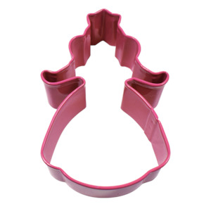 Fox Run: Pink metal Princess cookie cutter