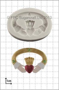 Fpc Sugarcraft: Irish Claddagh silicone mould