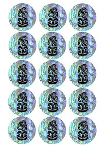 Ibicci: DESIGN SHEET EDIBLE IMAGE Tiki and Paua by ibicci
