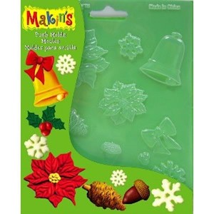 Makins: Makins push mould Christmas nature themes
