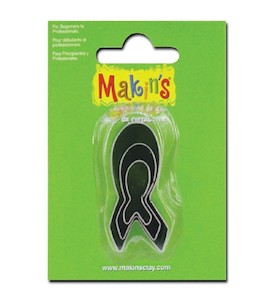 Makins: Makins Awareness ribbon set 3 mini cutters
