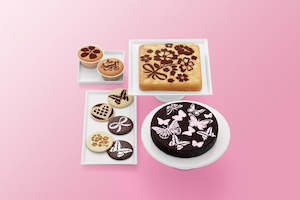 Martha Stewart: Vintage girl cake and cupcake stencils Martha Stewart