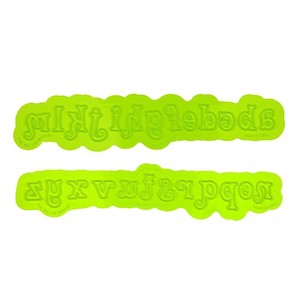 Marvelous Molds: FLEXABET Swirly Lowercase Alphabet Letters ONLAY by MARVELOUS MOLDS