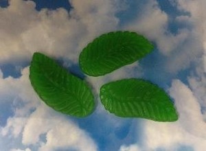 Mayceys: 200g Giant spearmint leaves candy lollies by Mayceys