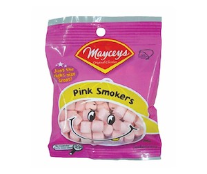 Mayceys: Mayceys Pink Smokers lollies candy 35g