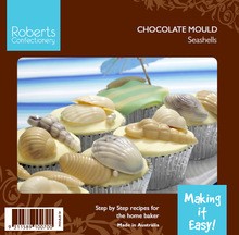 Roberts Edible Craft: 3d Seashells chocolate mould