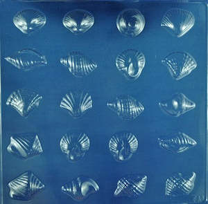 Asstd small seashells shell chocolate mould