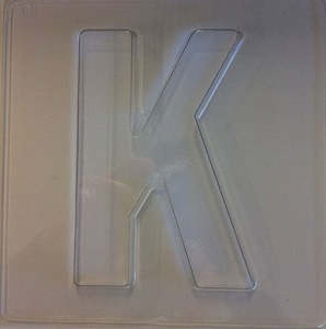 Jumbo Letter alphabet Chocolate Mould K