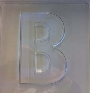 Jumbo Letter alphabet Chocolate Mould B