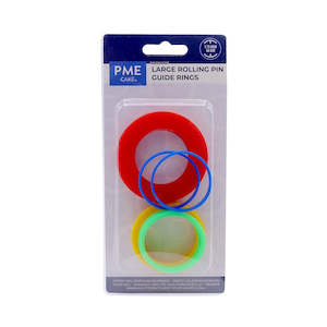 PME large rolling pin thickness guide rings Set of 4 sizes