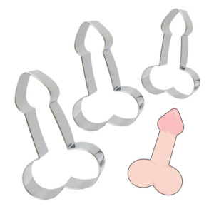 Cake Craft Usa: Penis set 3 cookie cutters